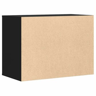 Ladekast 80x41x58 cm bewerkt hout zwart 7