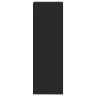 Hoge kast 40x41x124 cm bewerkt hout zwart 5