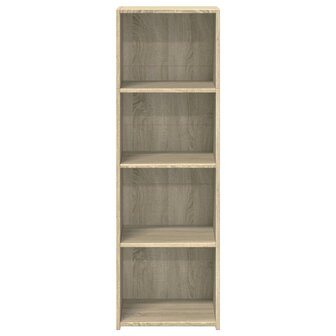 Hoge kast 40x41x124 cm bewerkt hout sonoma eikenkleurig 4