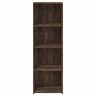 Hoge kast 40x41x124 cm bewerkt hout bruin eikenkleur 4