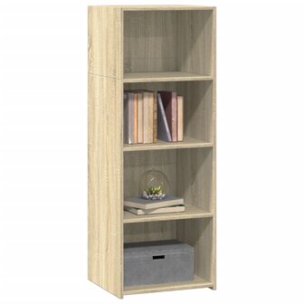 Hoge kast 45x41x124 cm bewerkt hout sonoma eikenkleurig 3