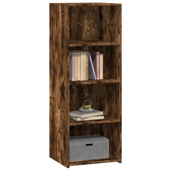 Hoge kast 45x41x124 cm bewerkt hout gerookt eikenkleurig 3