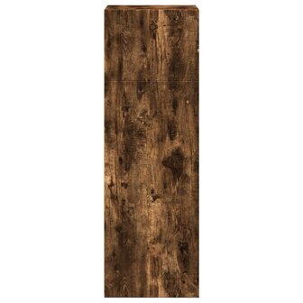 Hoge kast 45x41x124 cm bewerkt hout gerookt eikenkleurig 5