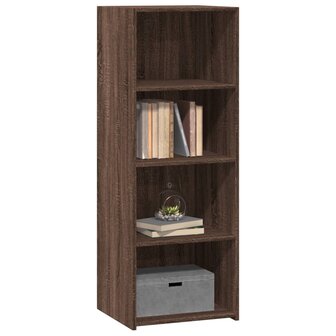 Hoge kast 45x41x124 cm bewerkt hout bruin eikenkleurig 3