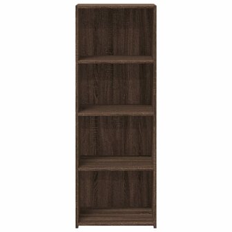 Hoge kast 45x41x124 cm bewerkt hout bruin eikenkleurig 4