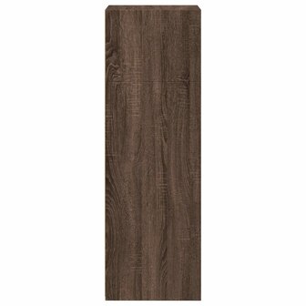 Hoge kast 45x41x124 cm bewerkt hout bruin eikenkleurig 5