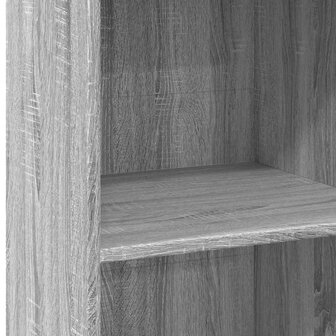 Hoge kast 50x41x124 cm bewerkt hout grijs sonoma eikenkleurig 7