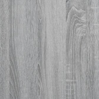 Hoge kast 50x41x124 cm bewerkt hout grijs sonoma eikenkleurig 8