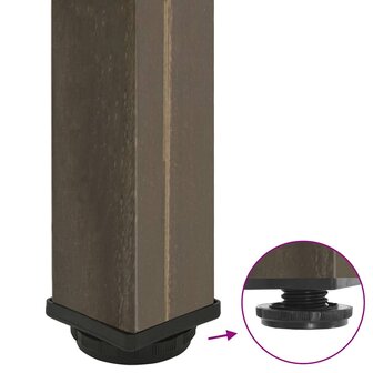 Salontafelpoten 4 st 72-74 cm staal naturel 9