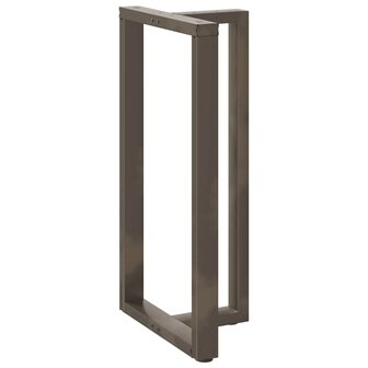 Bartafelpoten 2 st T-vormig 60x35x(110-111) cm staal naturel 4