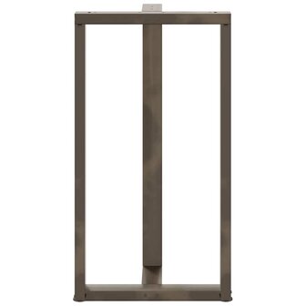 Bartafelpoten 2 st T-vormig 60x35x(110-111) cm staal naturel 6