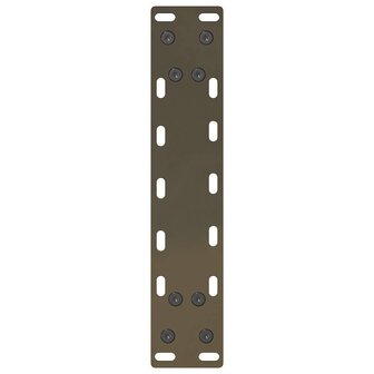 Salontafelpoten naturel staal 2 st 40x(30-31) cm staal 7