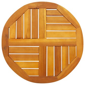 Tafelblad rond &Oslash; 50x2 cm massief acaciahout 1