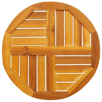Tafelblad rond &Oslash; 50x2 cm massief acaciahout 6