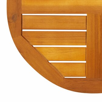 Tafelblad rond &Oslash; 50x2 cm massief acaciahout 7
