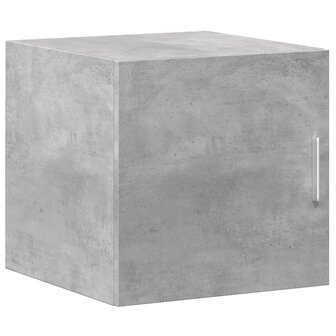 Wandkast 40x42,5x40 cm bewerkt hout betongrijs 2