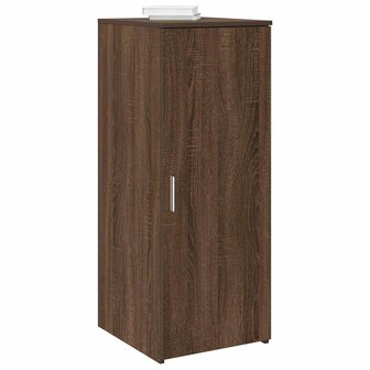 Opbergkast 40x45x103,5 cm bewerkt hout bruin eikenkleurig 1