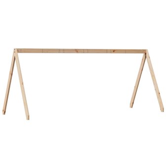 Kinderbedhuisje 209x85,5x88 cm massief grenenhout 6