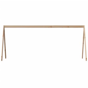 Kinderbedhuisje 199x95,5x88 cm massief grenenhout 4