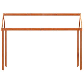 Kinderbedhuisje 217x95,5x159 cm massief grenenhout wasbruin 4