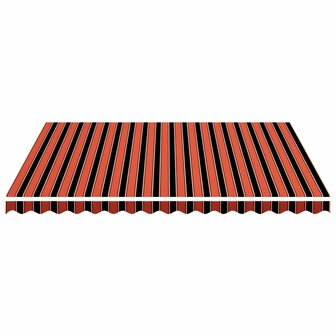 Vervangingsdoek voor luifel 4,5x3,5 m oranje en bruin 3