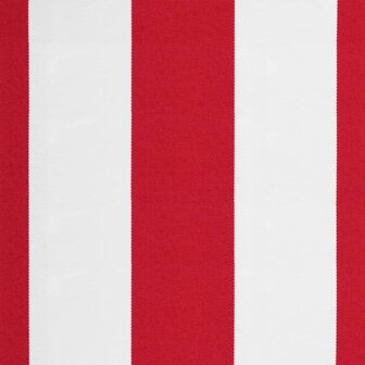 Vervangingsdoek voor luifel gestreept 5x3,5 m rood en wit 6
