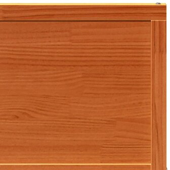 Schuifdeur 90x208 cm massief grenenhout wasbruin 8