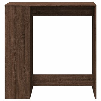 Bartafel met rekken 101x40x103,5 cm bewerkt hout bruin eiken 4