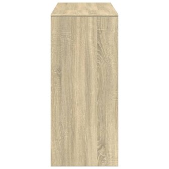 Bartafel met schap 124x46x103,5 cm hout sonoma eikenkleur 5