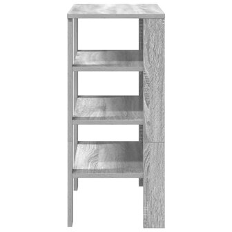 Schoenenrek 61x32x70 cm bewerkt hout grijs sonoma 5