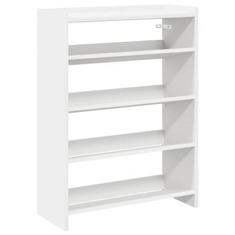 Schoenenrek 60x25x81 cm bewerkt hout wit 2
