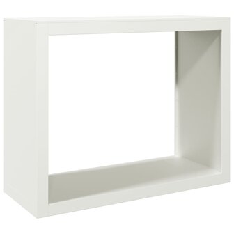 Haardhoutrek 100x40x80 cm staal wit 2
