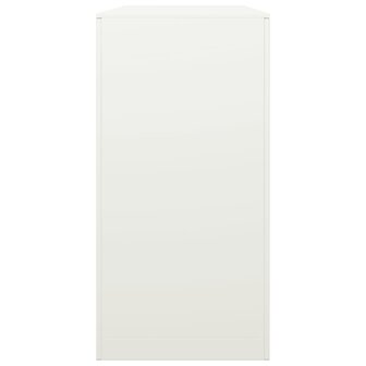 Haardhoutrek 100x40x80 cm staal wit 5