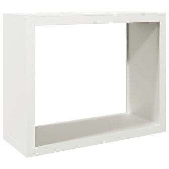 Haardhoutrek 100x40x80 cm staal wit 6