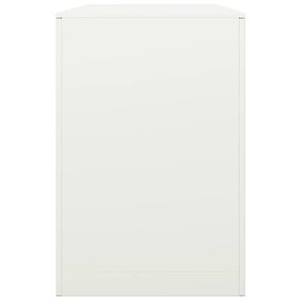 Haardhoutrek 100x40x60 cm staal wit 5