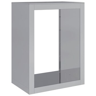 Haardhoutrek 60x40x80 cm gegalvaniseerd staal 6