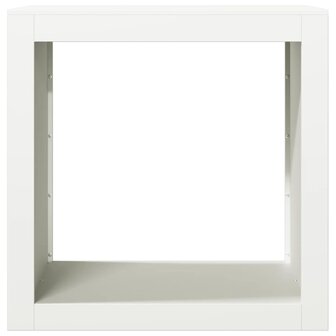 Haardhoutrek 60x40x60 cm staal wit 4