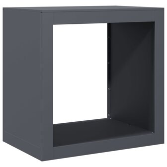 Haardhoutrek 60x40x60 cm staal antracietkleurig 2