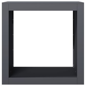 Haardhoutrek 60x40x60 cm staal antracietkleurig 4