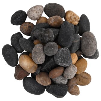 Kiezelstenen gepolijst 5-8 cm 10 kg meerkleurig 3