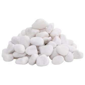 Kiezelstenen gepolijst 2-5 cm 10 kg wit 3