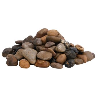 Kiezelstenen gepolijst 2-5 cm 10 kg meerkleurig 3