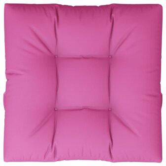 Palletkussen 70x70x12 cm stof roze 2