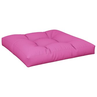 Palletkussen 70x70x12 cm stof roze 4