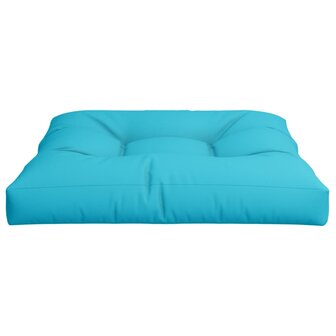 Palletkussen 70x70x12 cm stof turquoise 5