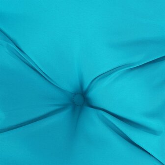 Palletkussen 70x70x12 cm stof turquoise 8