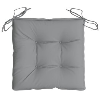 Stoelkussens 4 st 50x50x7 cm oxford stof grijs 6