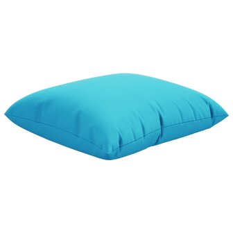 Sierkussens 4 st 60x60 cm stof turquoise 4