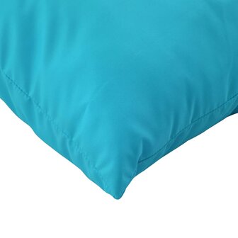 Sierkussens 4 st 60x60 cm stof turquoise 5