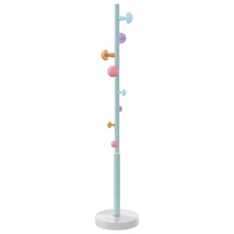 Kapstok 172 cm gepoedercoat ijzer blauw 5